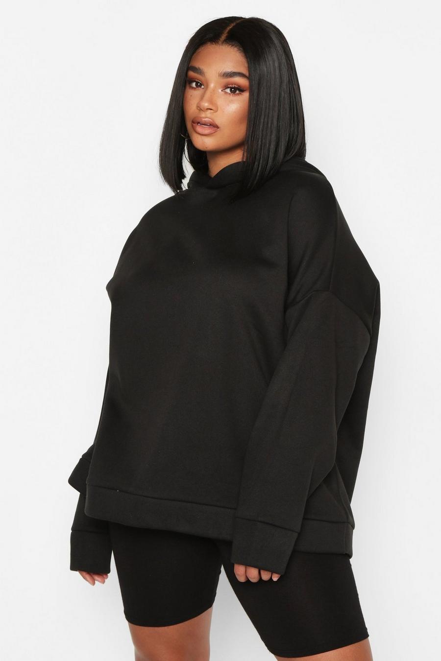 Black Plus - Oversize hoodie i supermjukt tyg image number 1