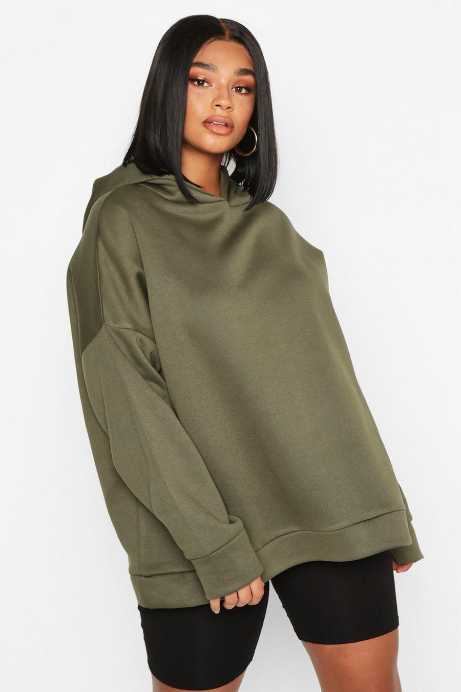 Khaki Plus - Oversize hoodie i supermjukt tyg image number 1