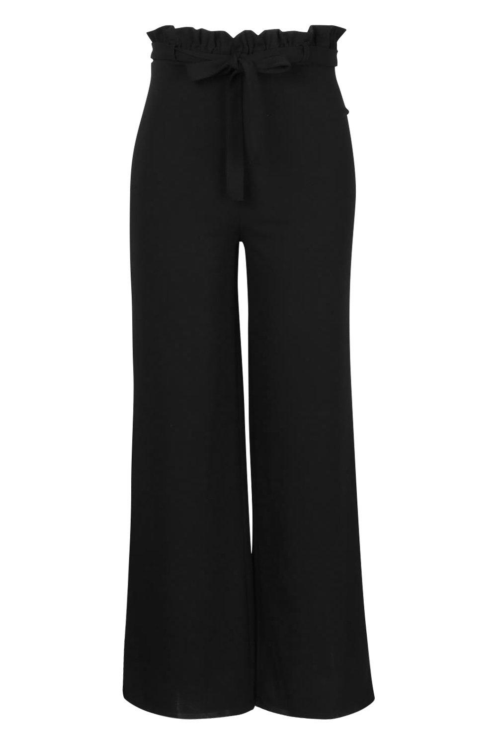 High waisted tie belt hot sale pants