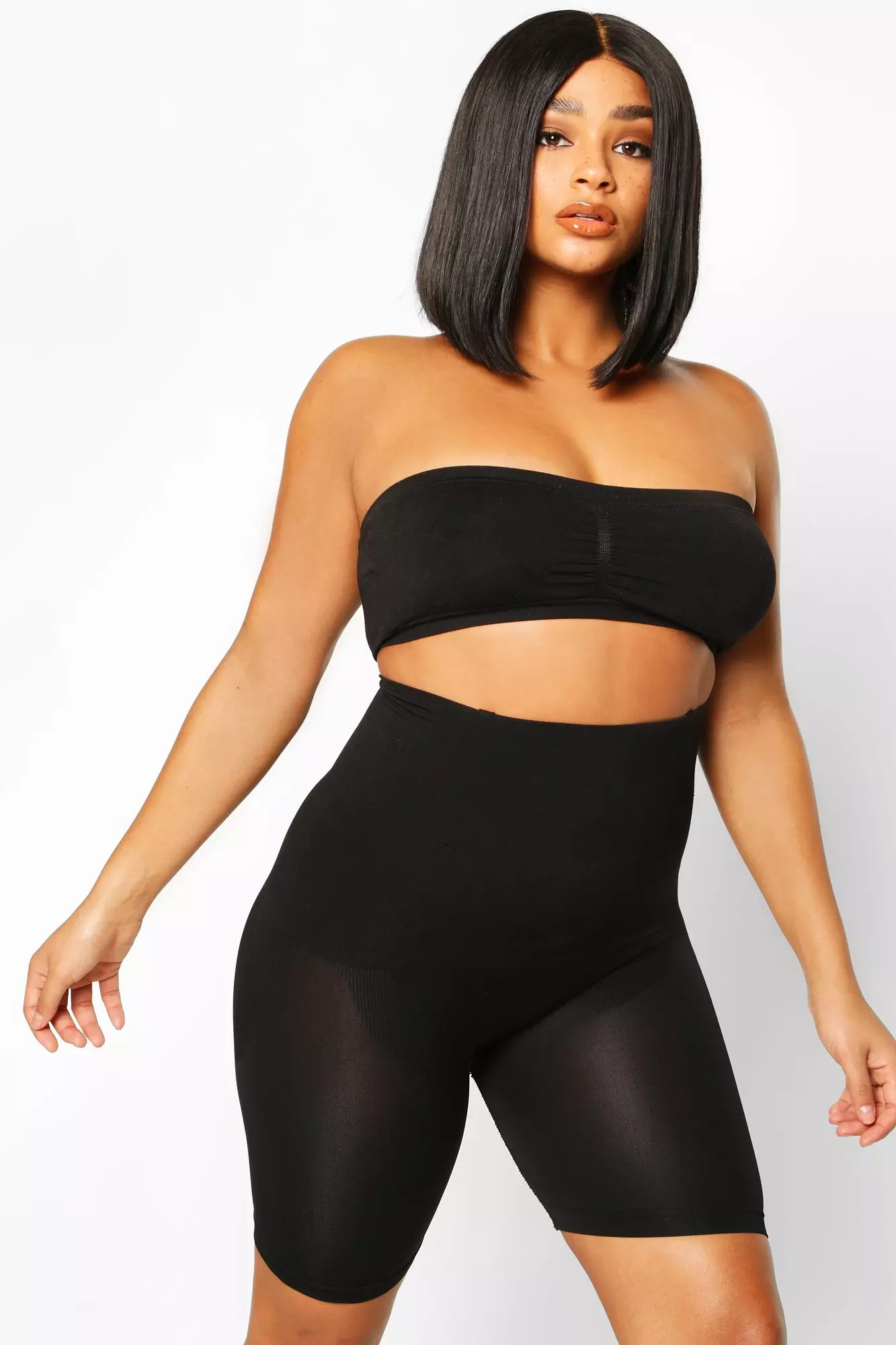 High waist shaping store shorts plus size