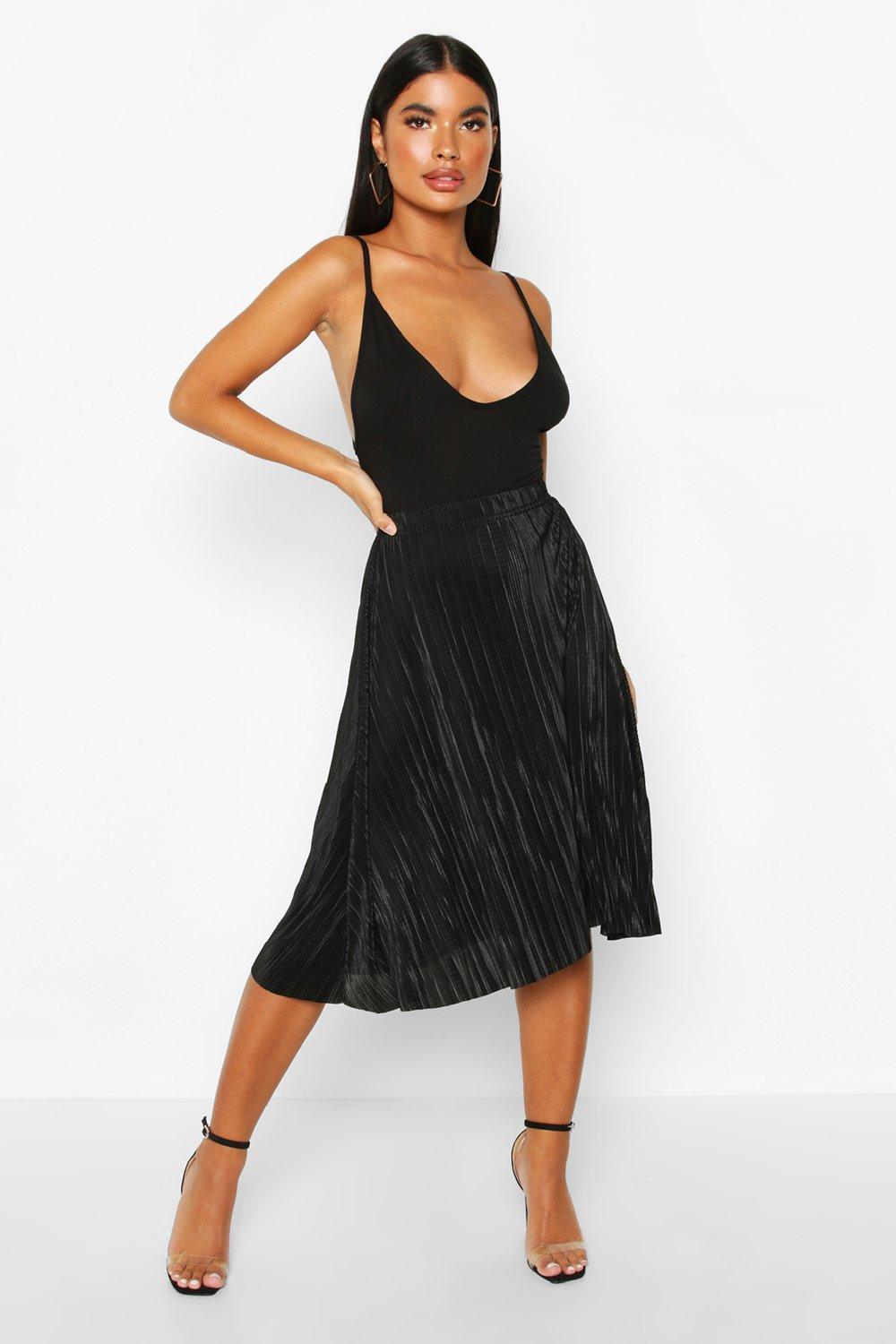 boohoo petite midi skirt