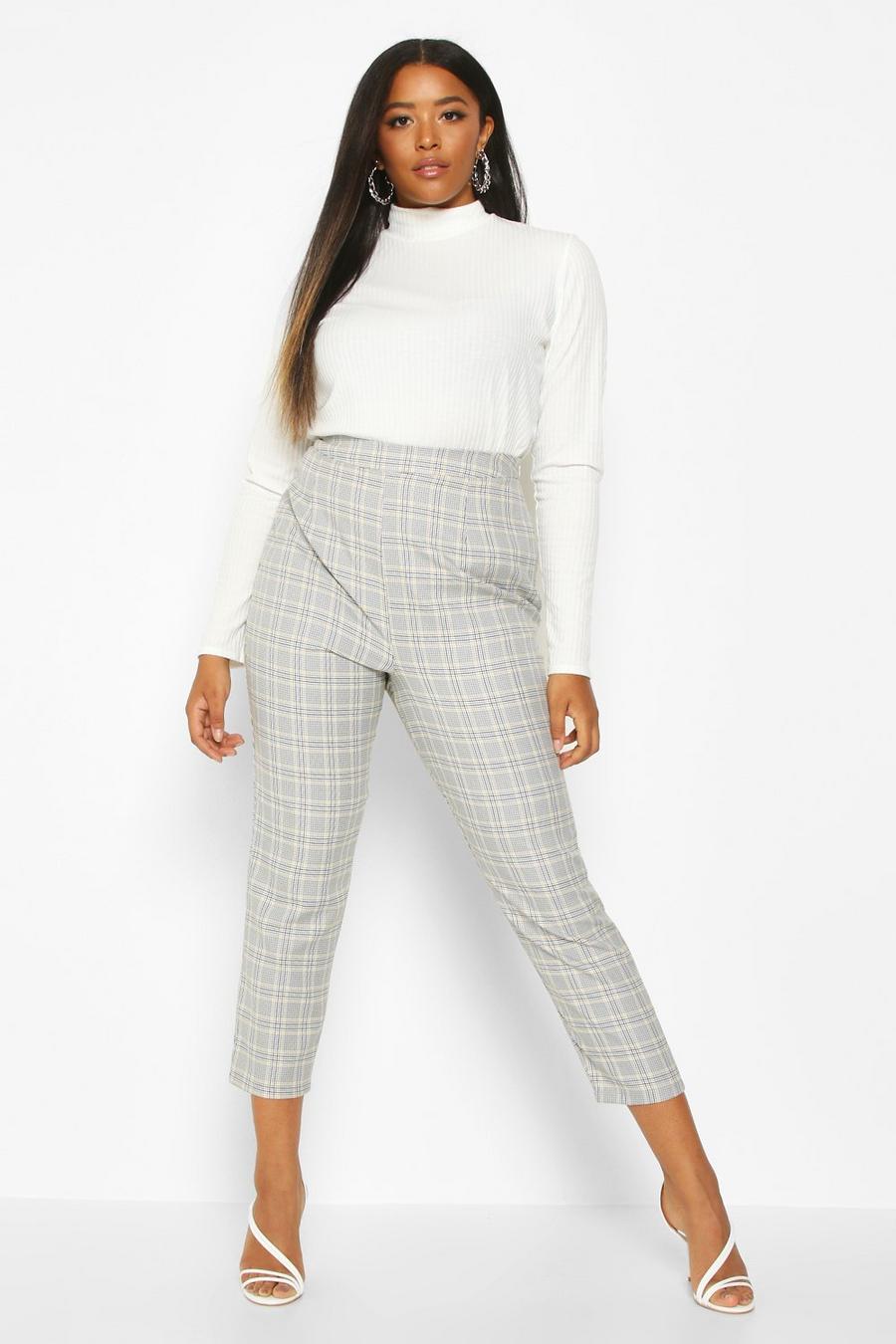 Plus Check Tailored Pants image number 1