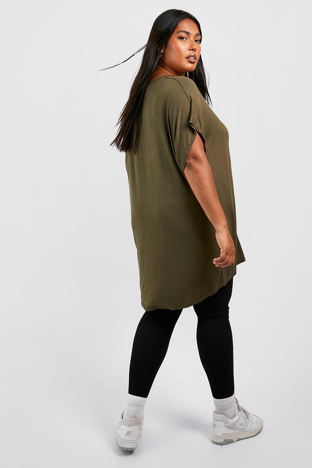 plus size baggy t shirts