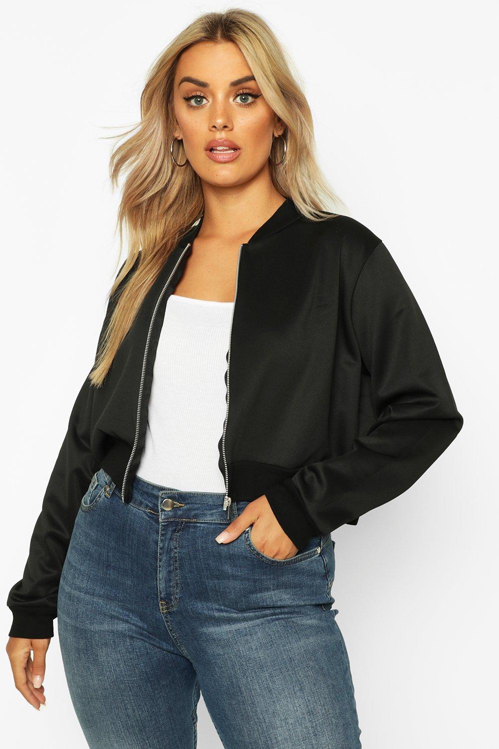 boohoo plus jackets