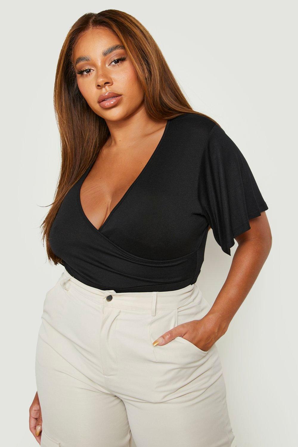 Black on sale bodysuit boohoo