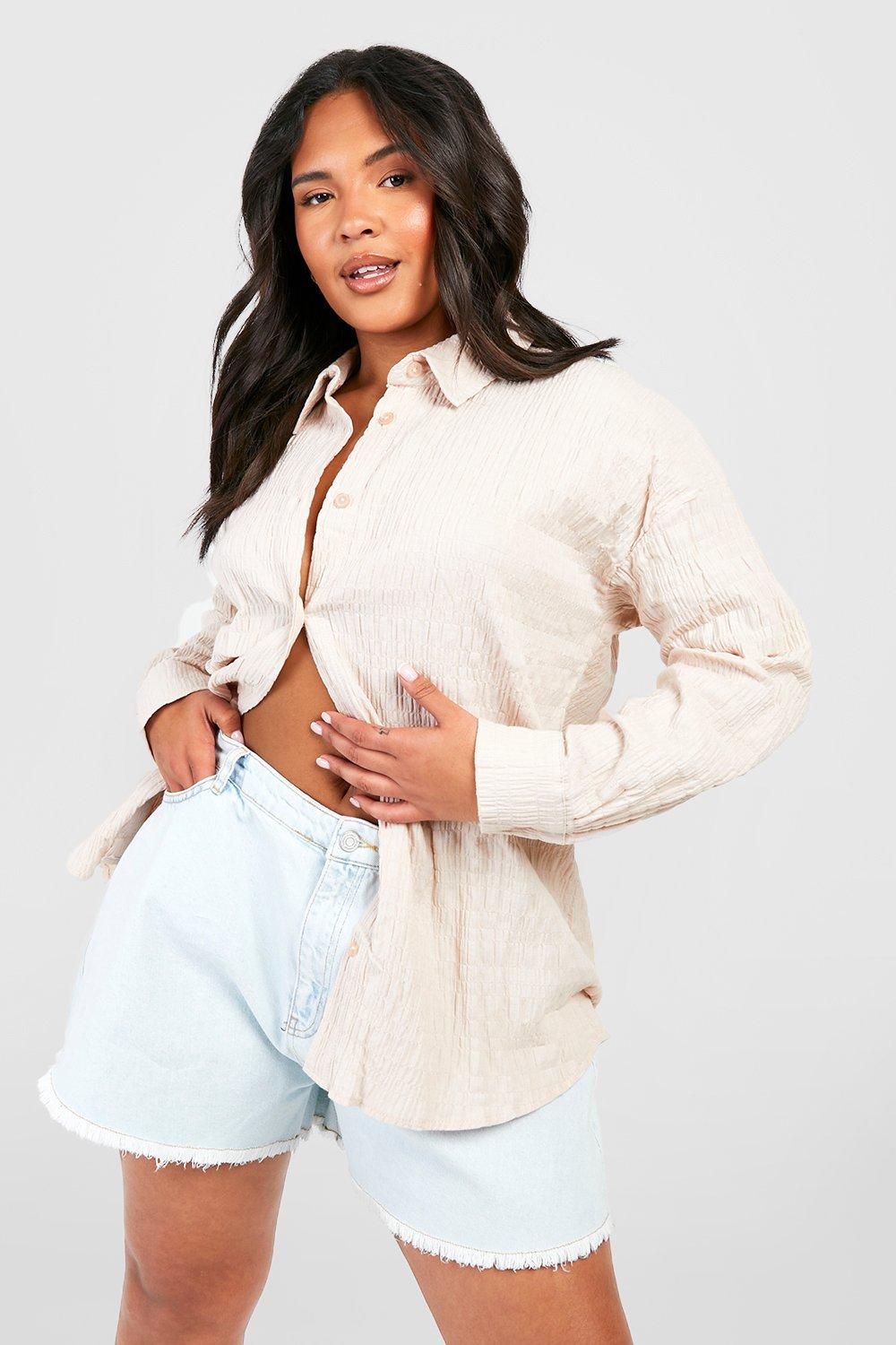 Boohoo ladies sales tops plus size