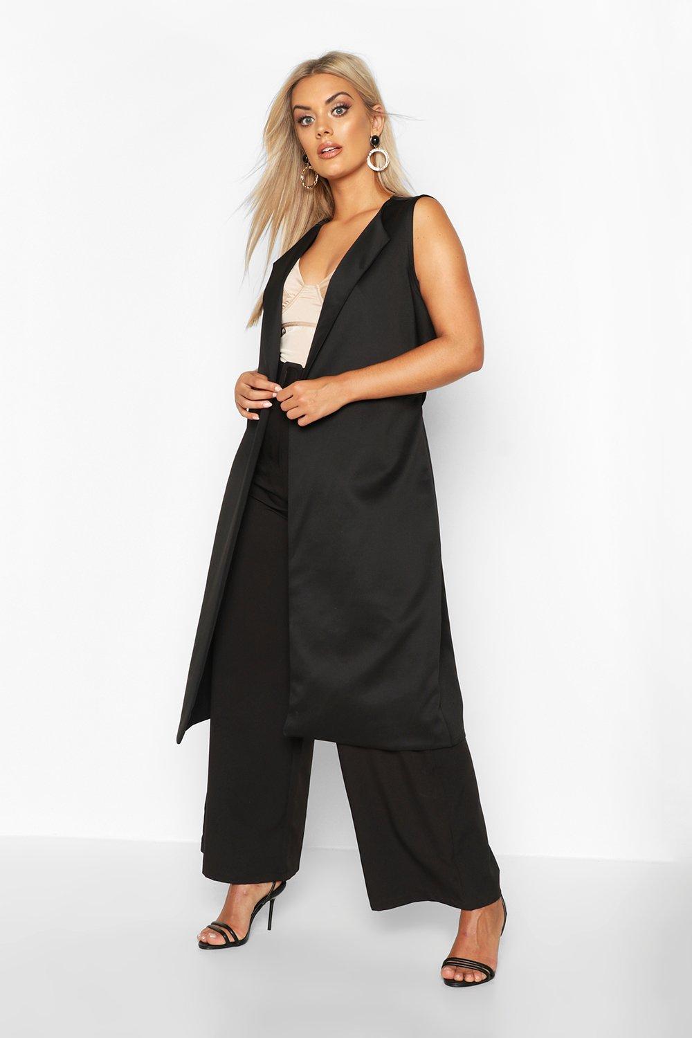 plus size duster coat