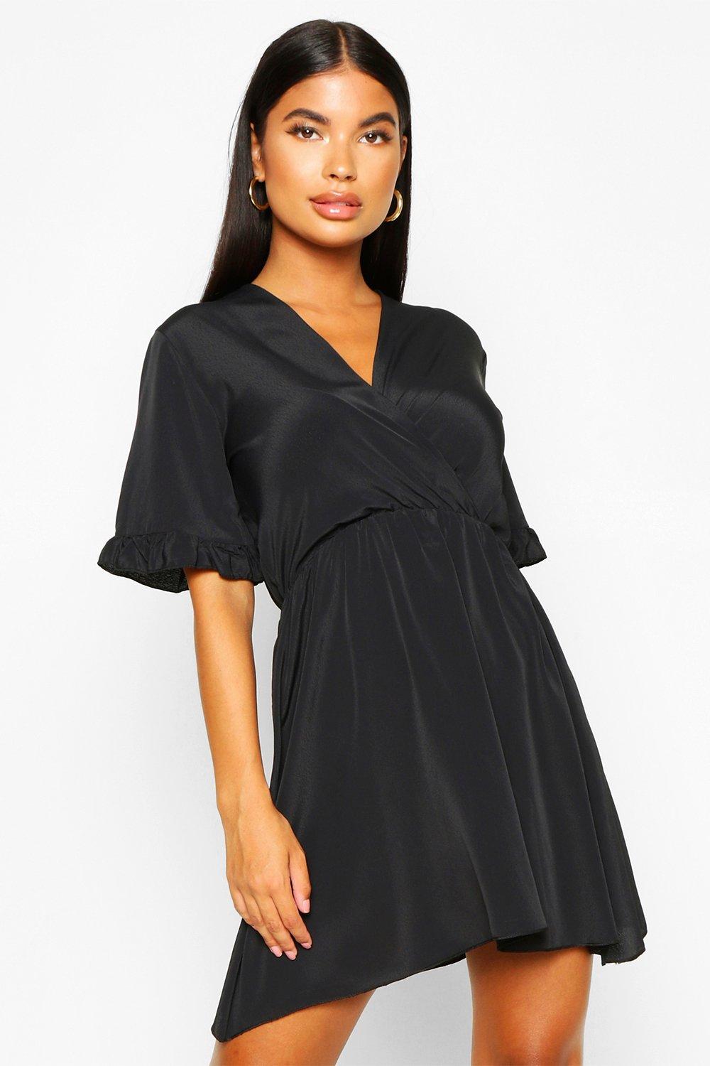 boohoo v neck dress