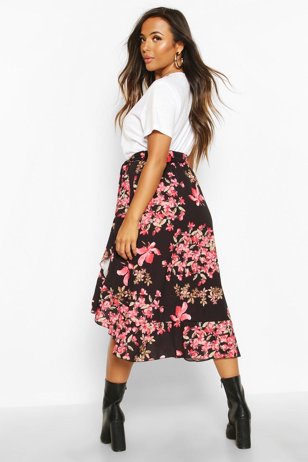 Bloemenprint rok online