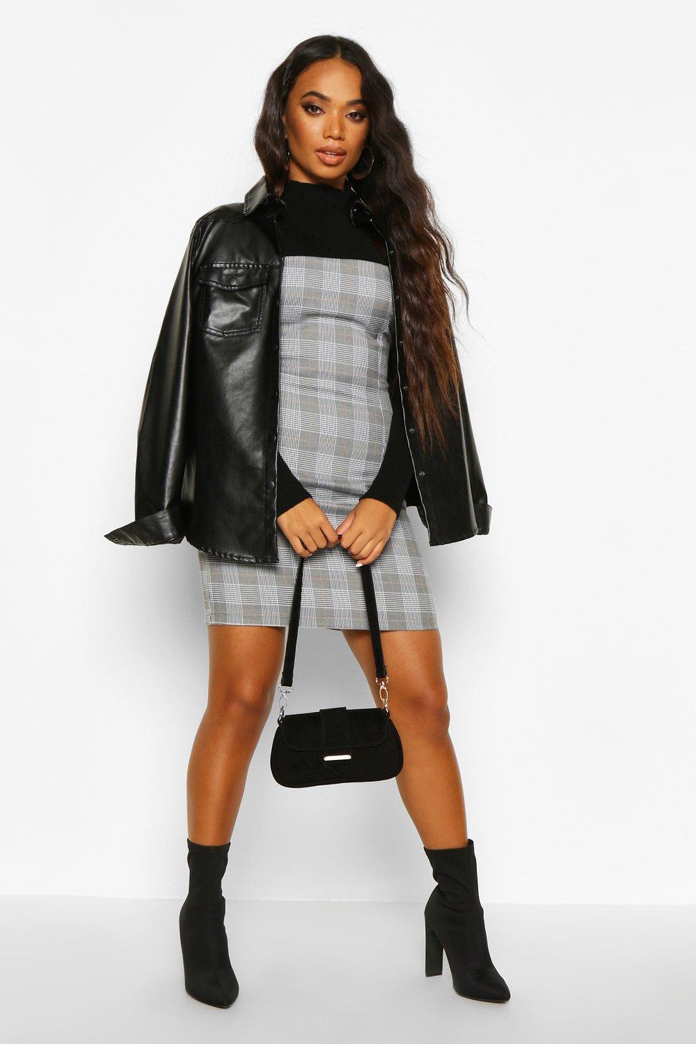 Petite Robe chasuble a carreaux