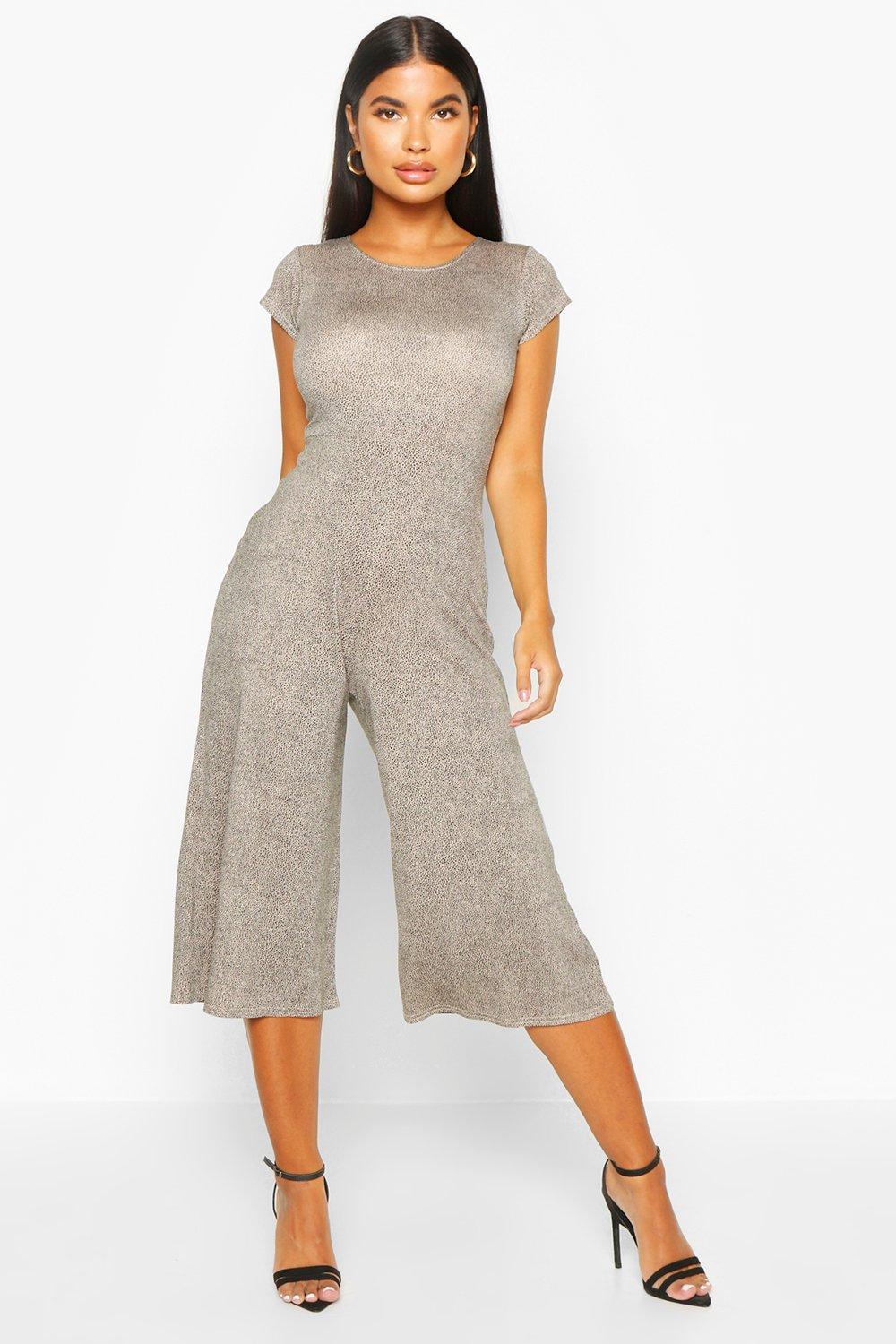 boohoo leopard print jumpsuit