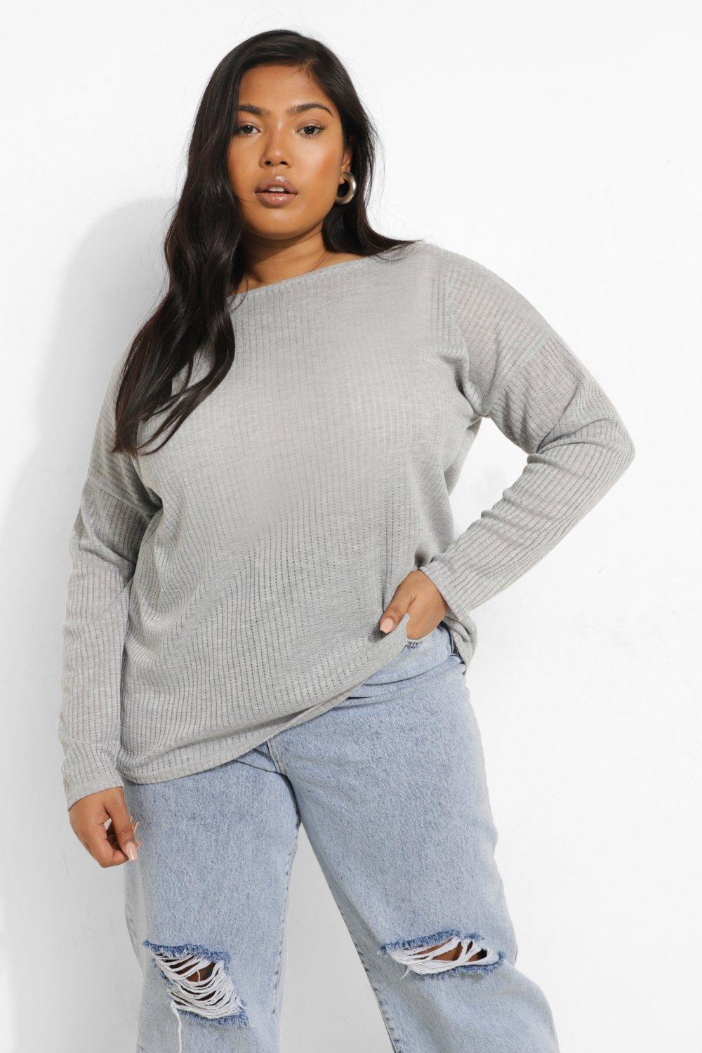 boohoo plus size tops sale