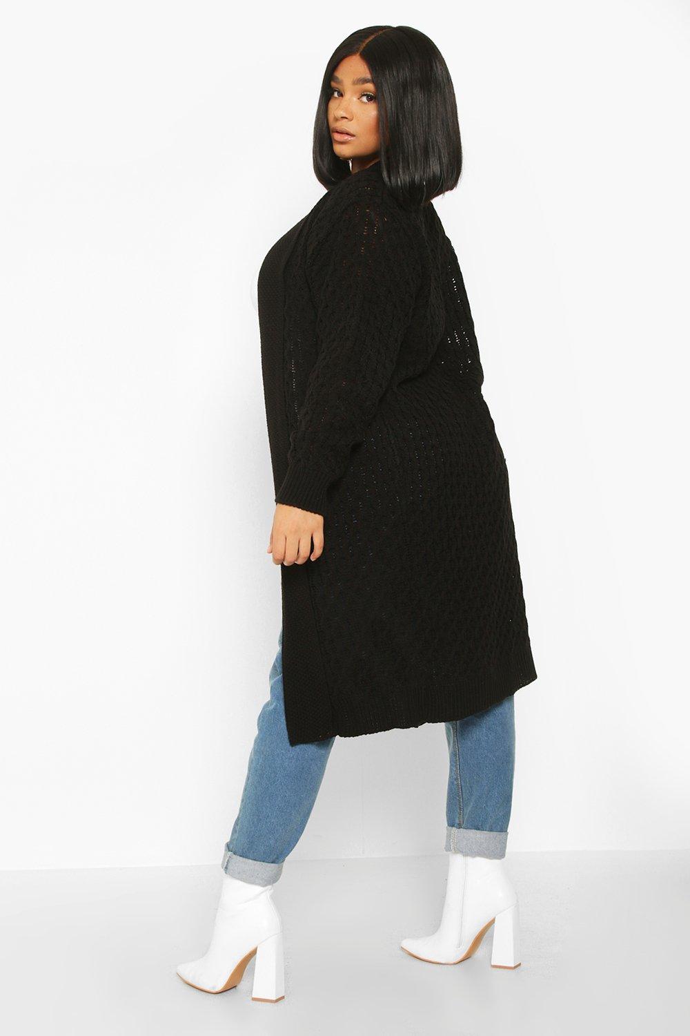 Boohoo waterfall cardigan sales