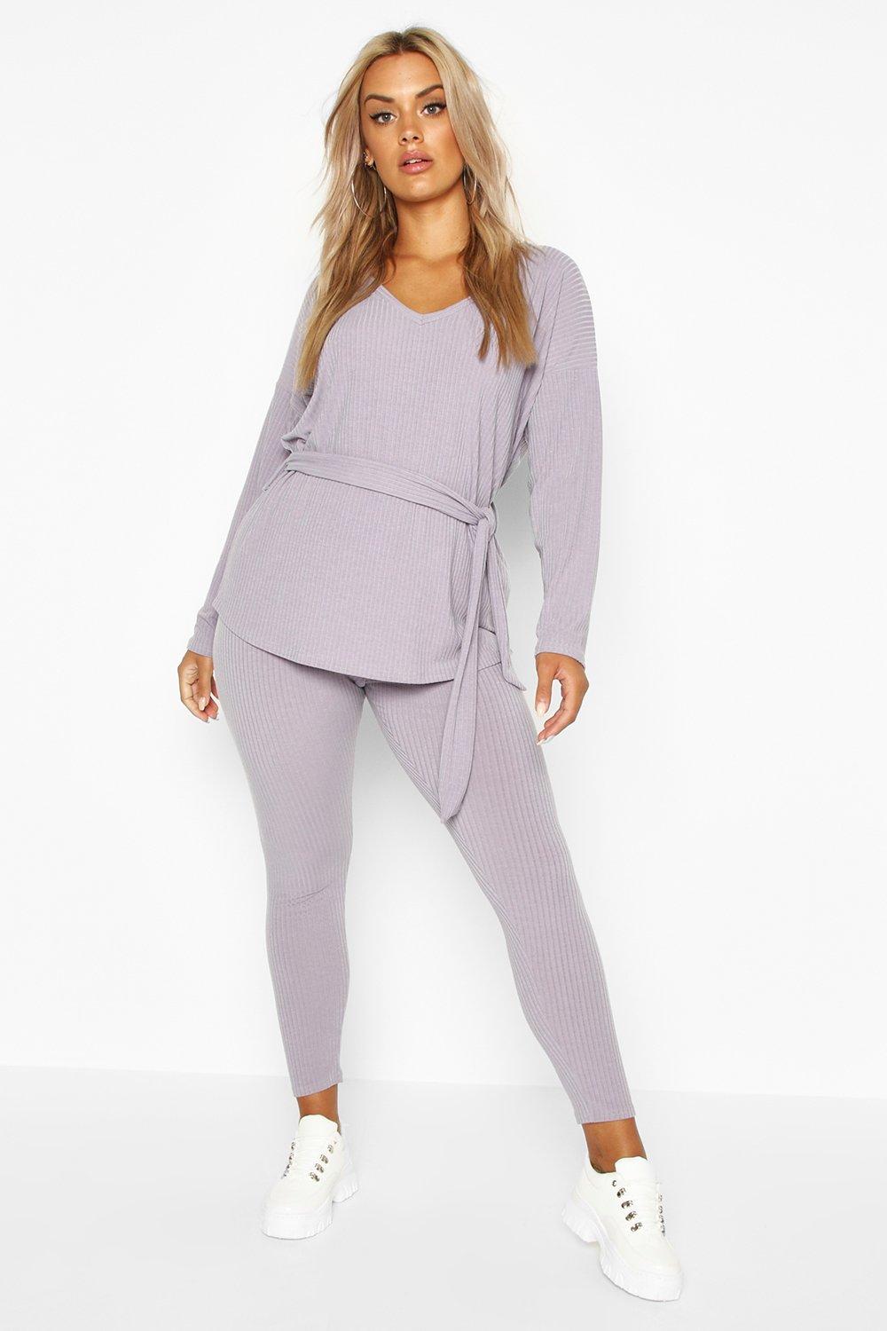 boohoo plus size leggings