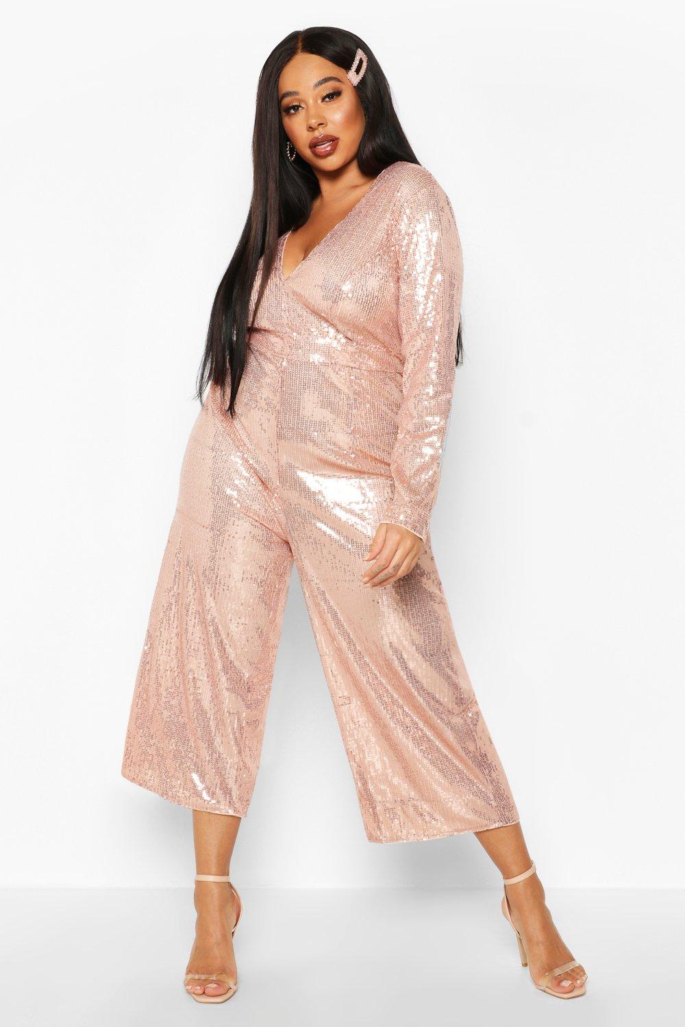 sequin culotte jumpsuit