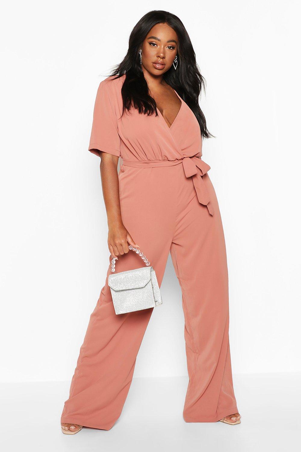 Plunge kimono sleeve hot sale jumpsuit