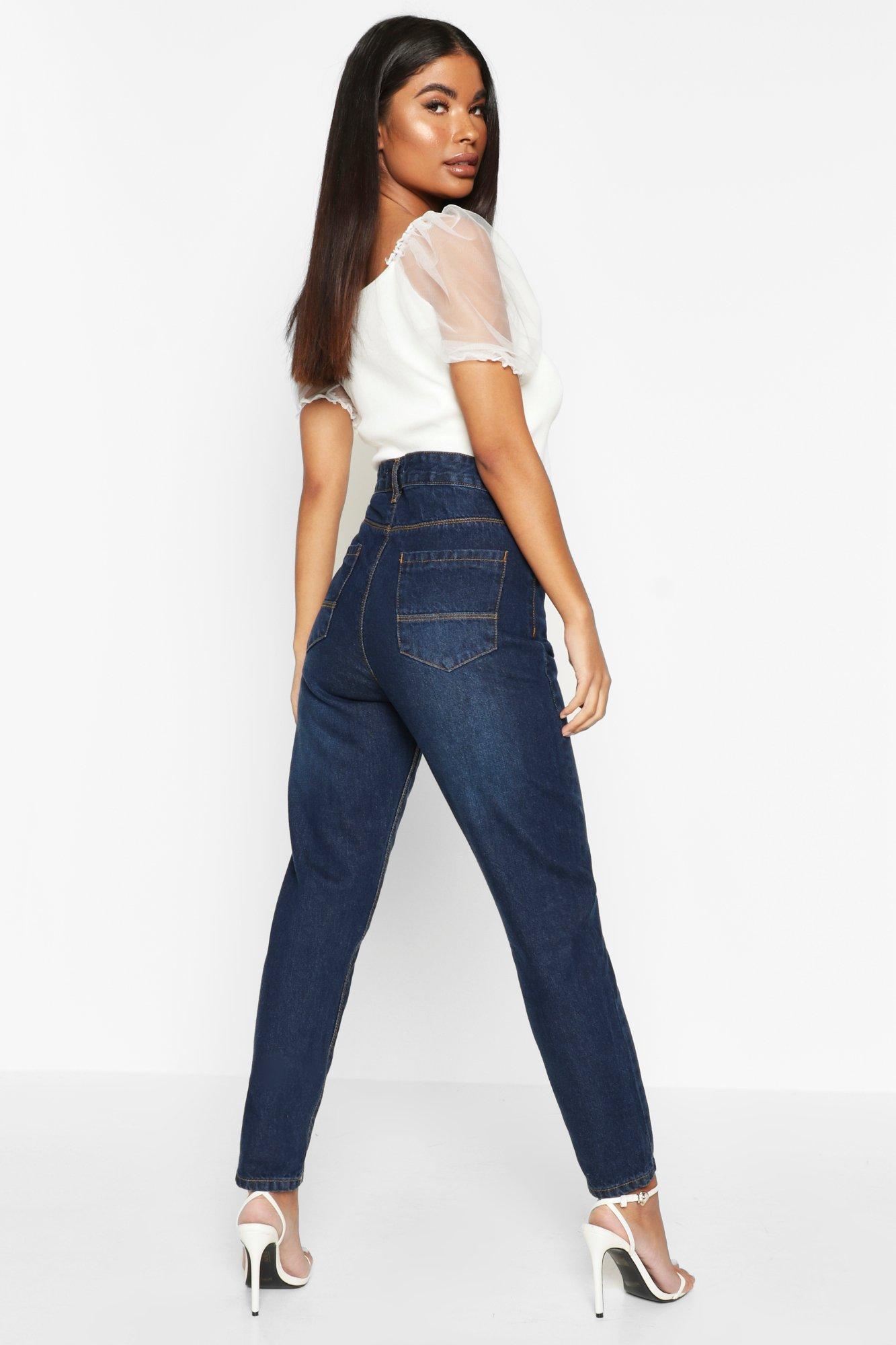 Jeans Mom Taille Haute