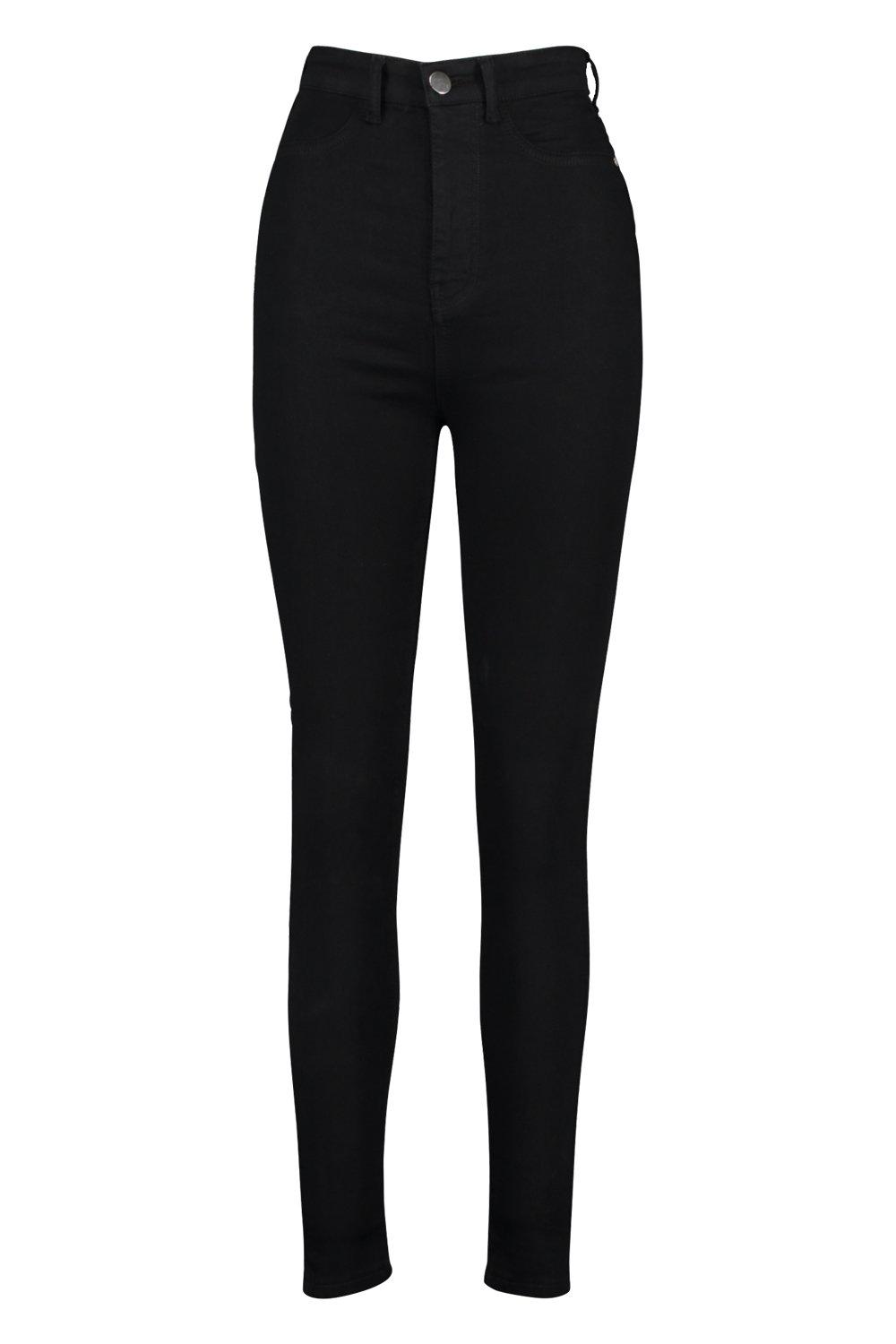 black jeggings high waist