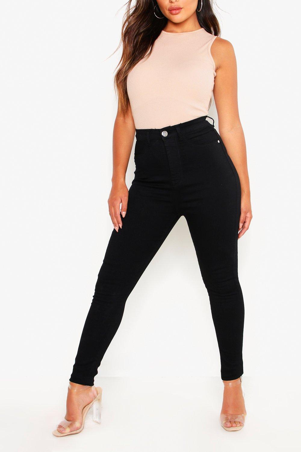 Women's black jeggings uk sale