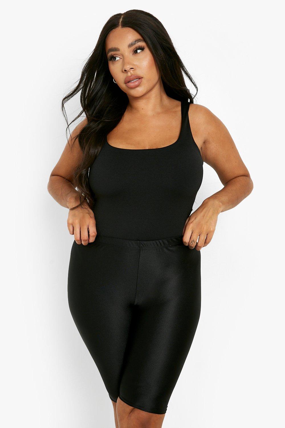 thick band biker shorts