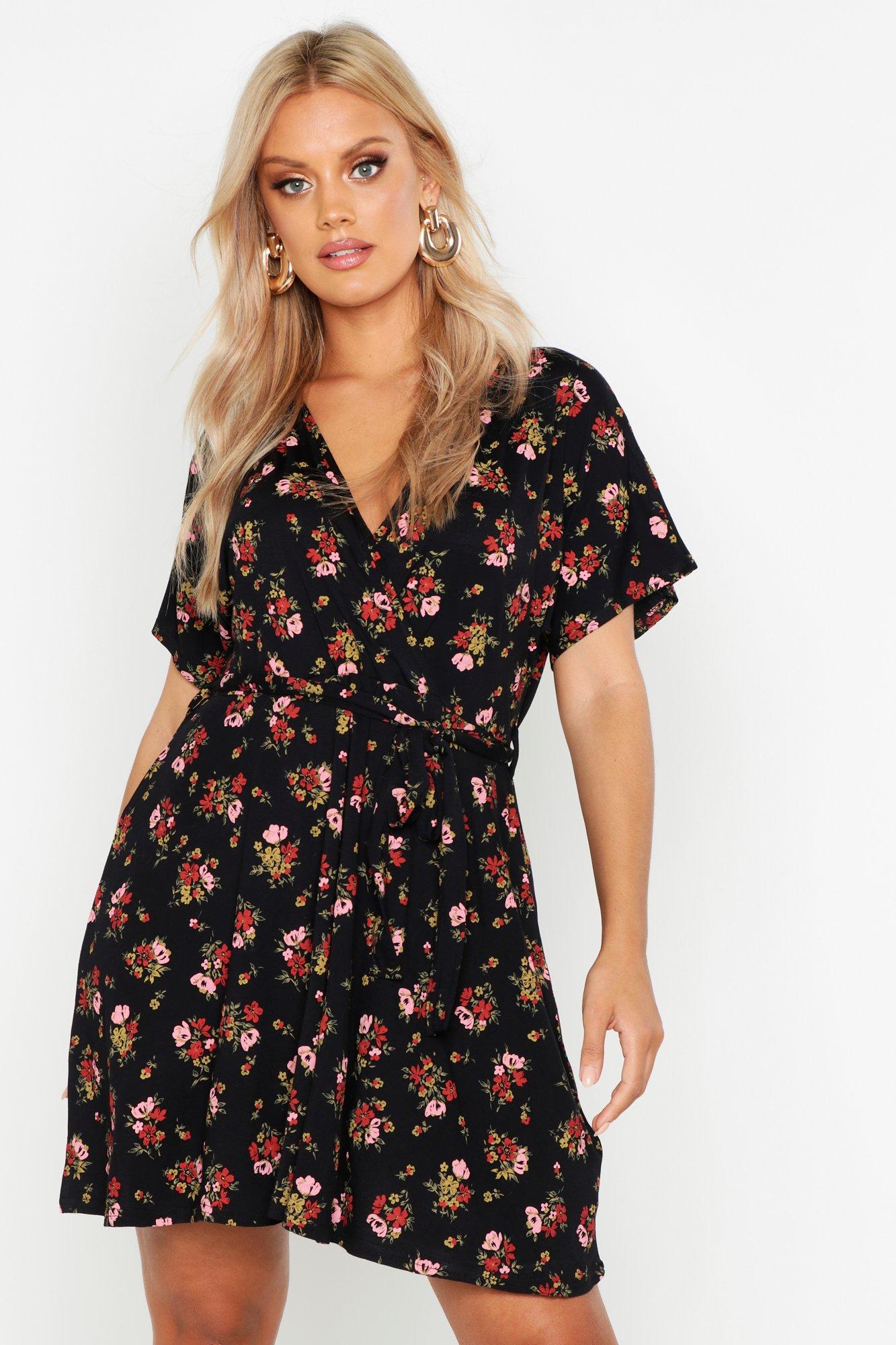 boohoo tea dress