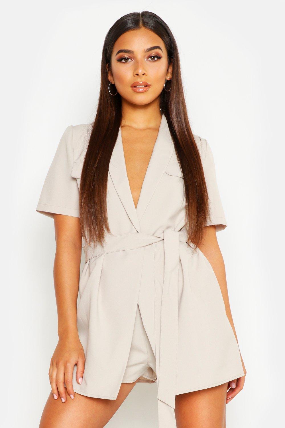 petite utility playsuit