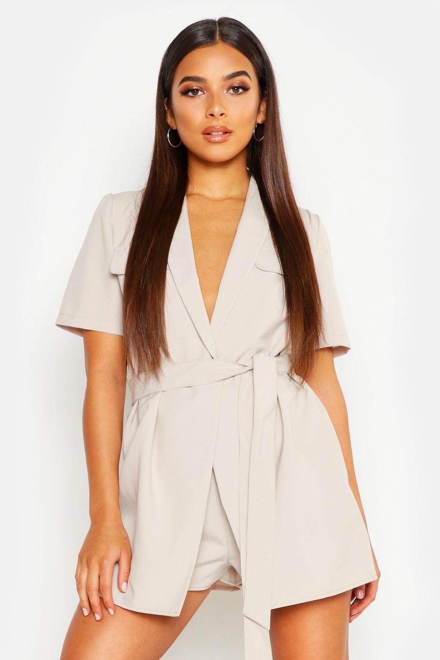 Petite Utility Belted Playsuit image number 1