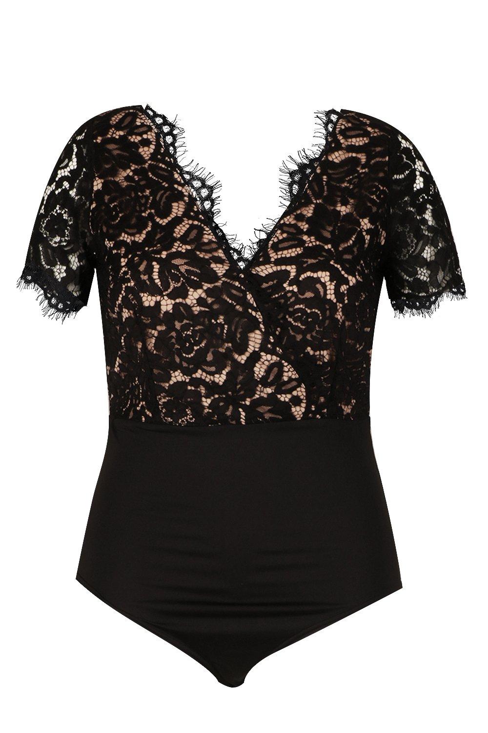 Boohoo premium lace bodysuit shop
