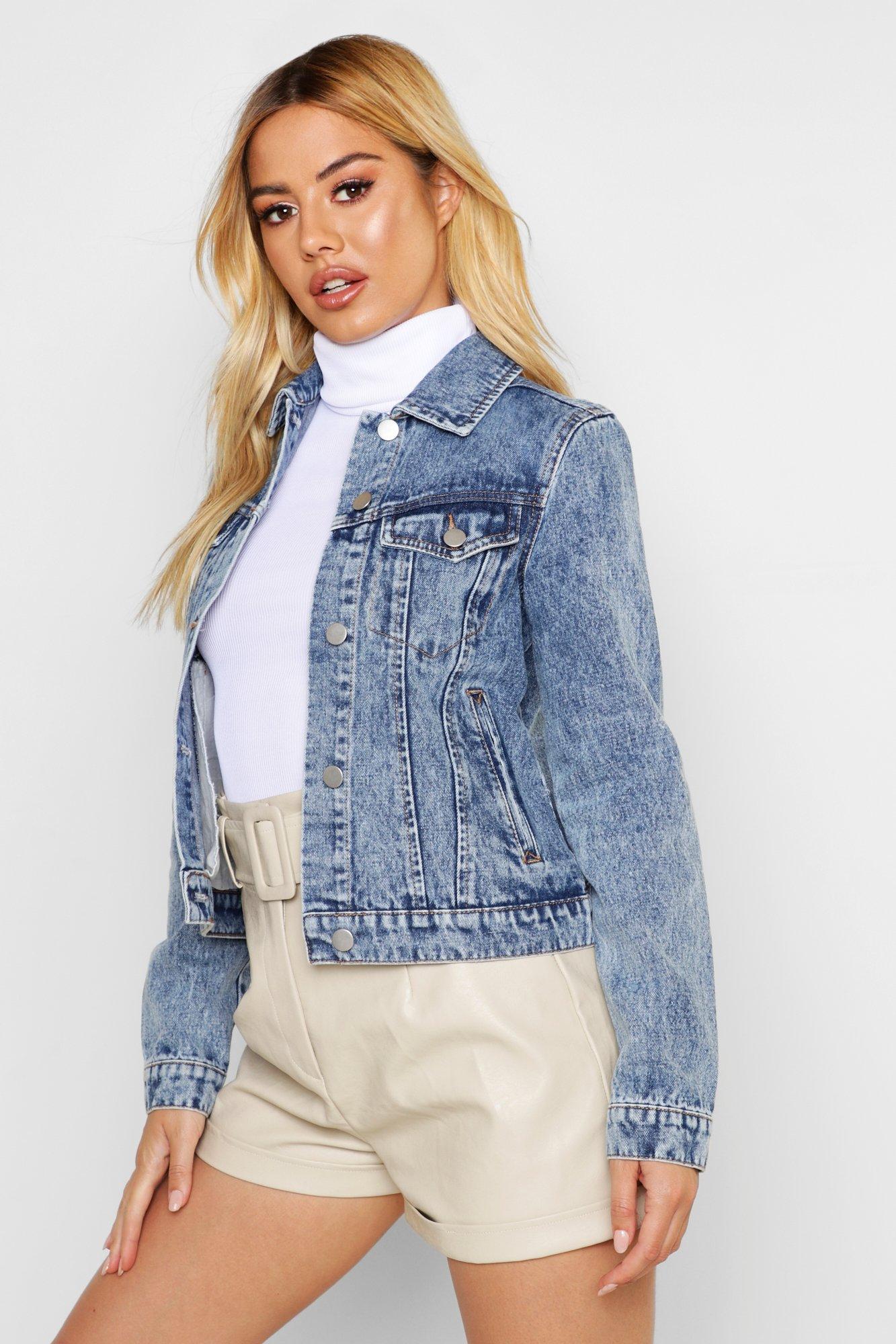 boohoo petite denim jacket