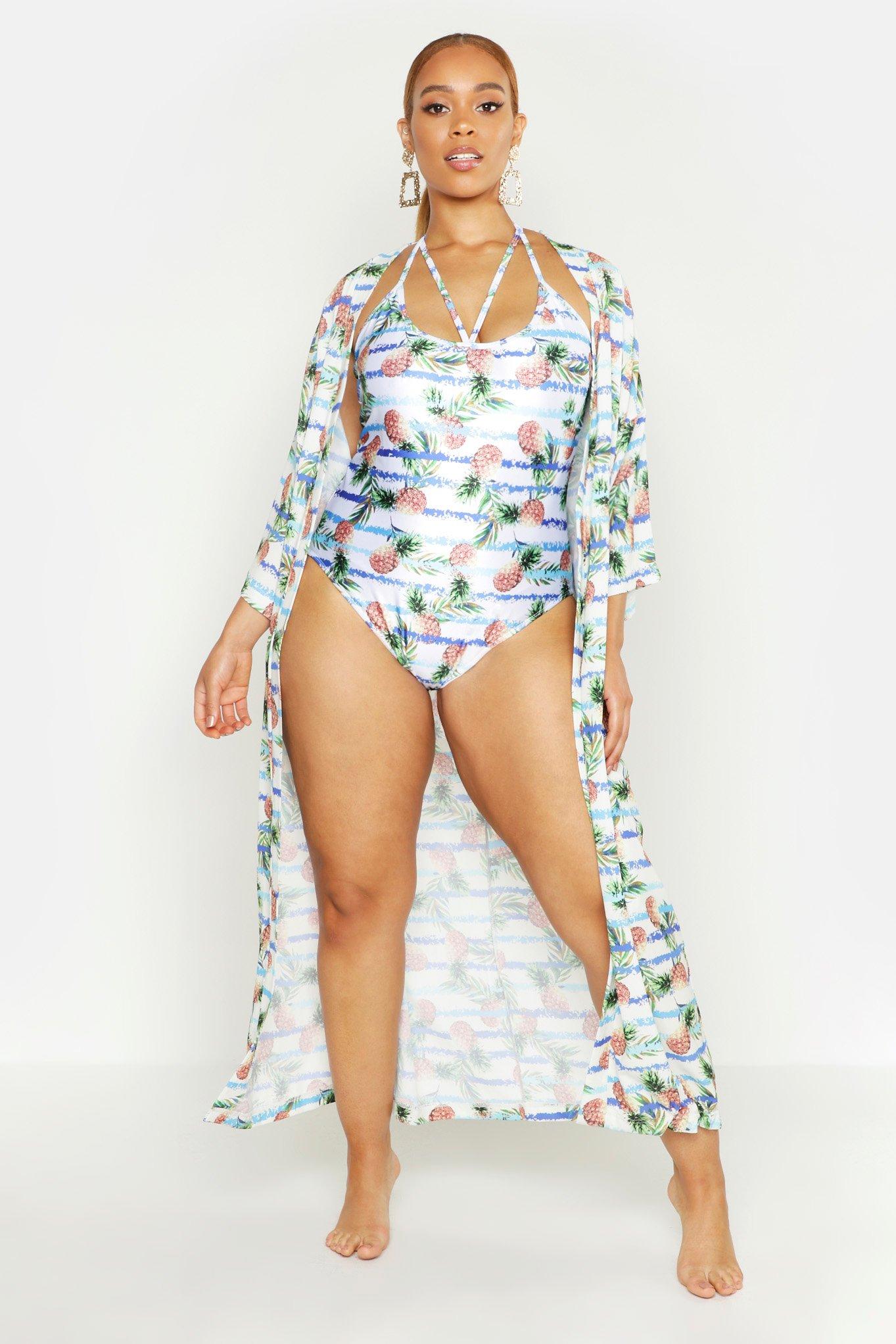 Pineapple swimsuit cover up 2025