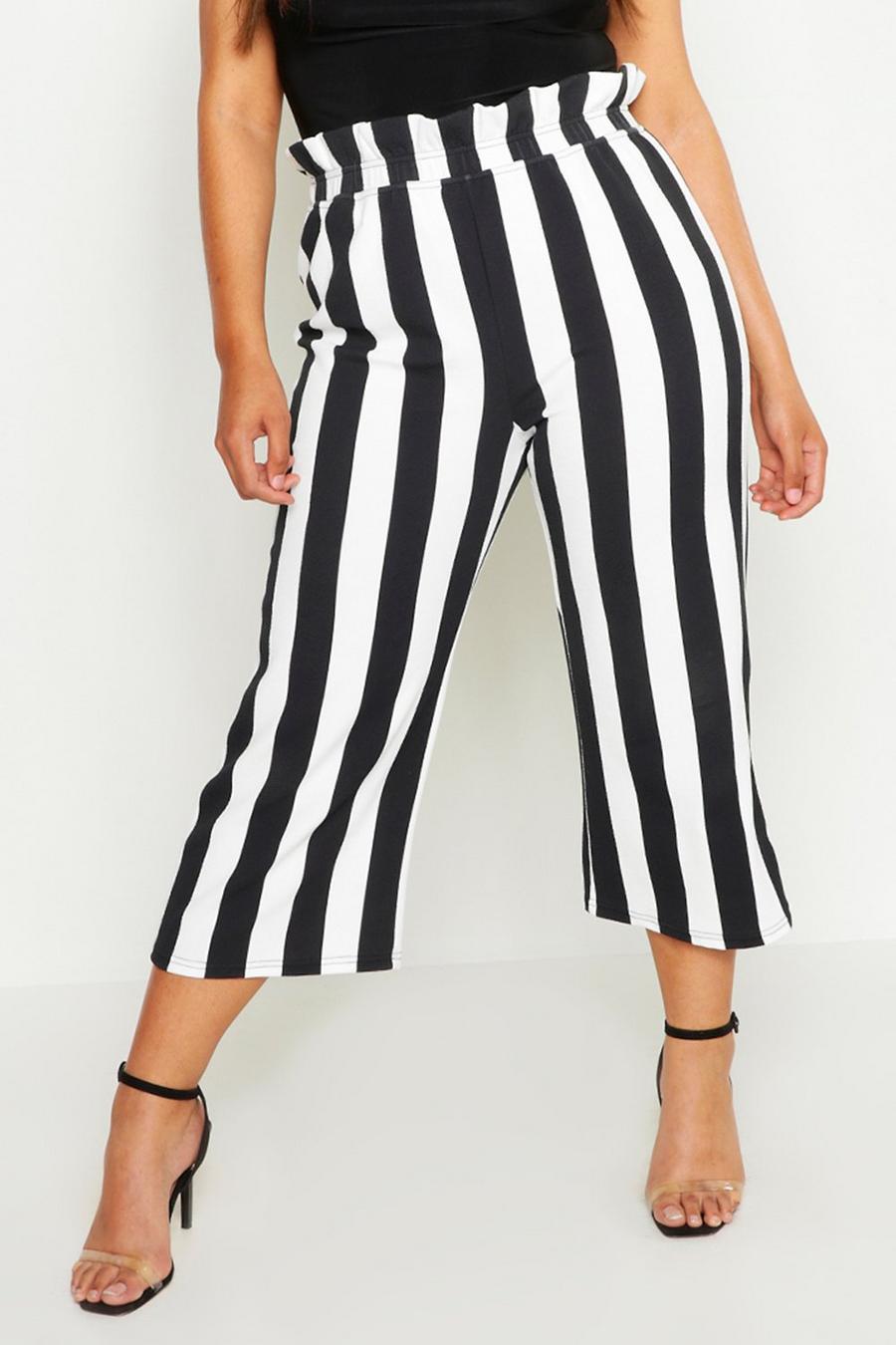Plus High-Waisted Culottes image number 1