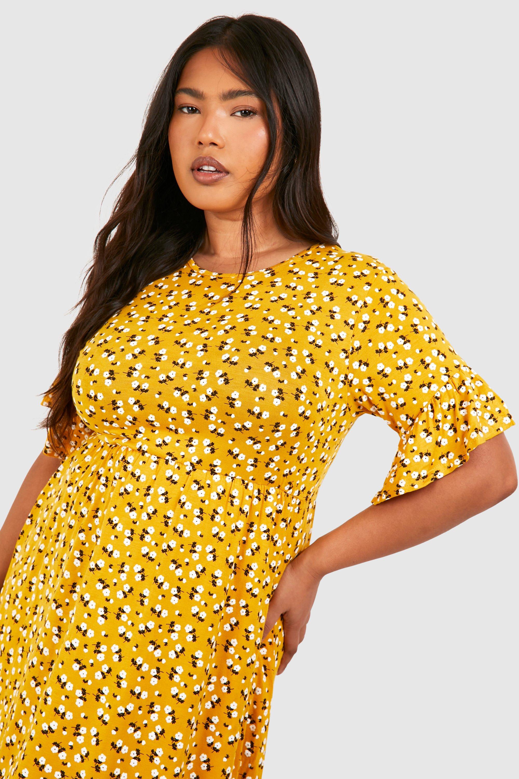 Boohoo ditsy dress sale