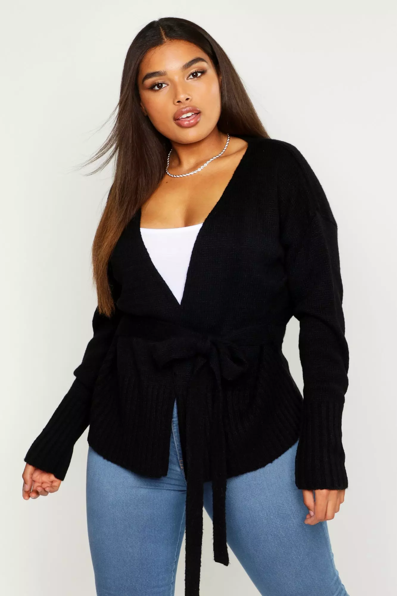 Black peplum outlet cardigan