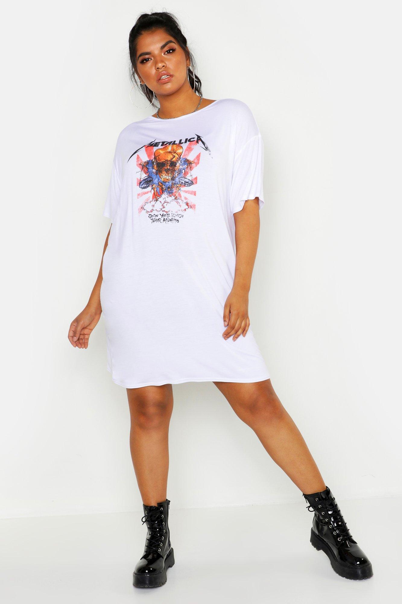 metallica t shirt dress