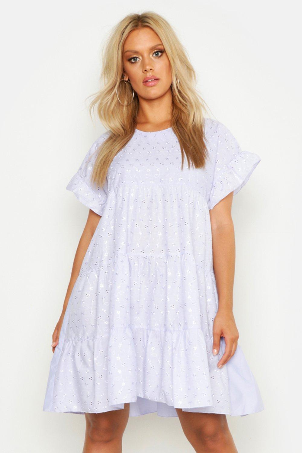 boohoo broderie anglaise dress