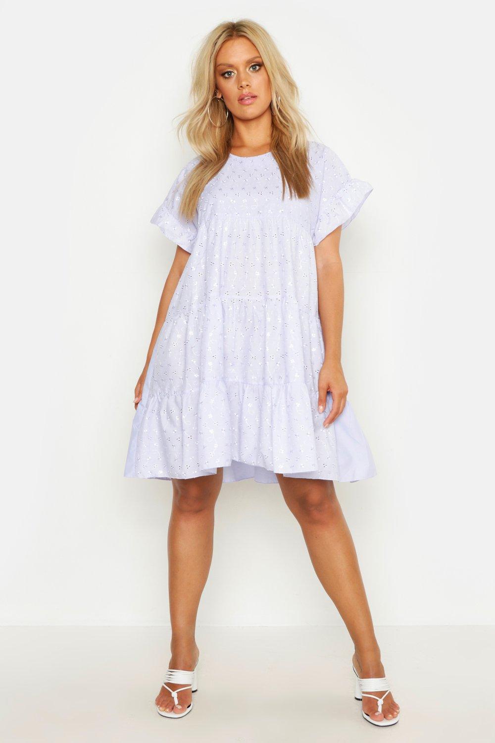 boohoo broderie anglaise dress