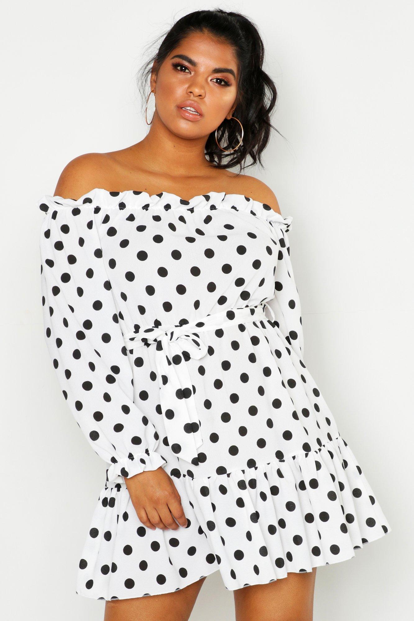 Boohoo spot outlet dress