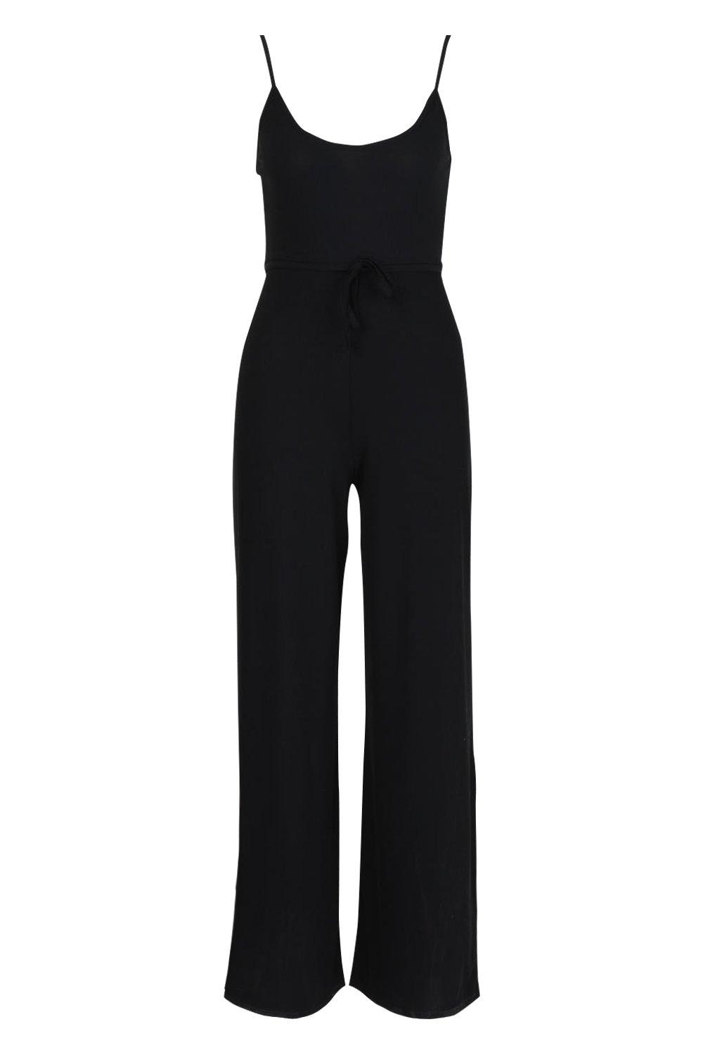 petite wide leg jumpsuit