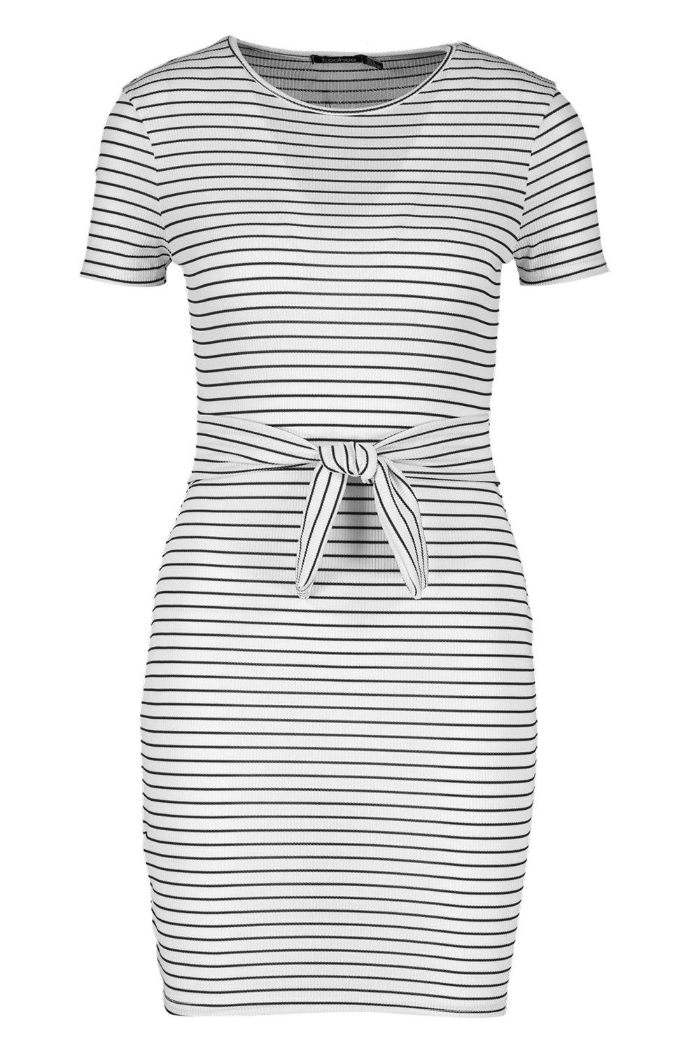 Knot front 2024 t shirt dress