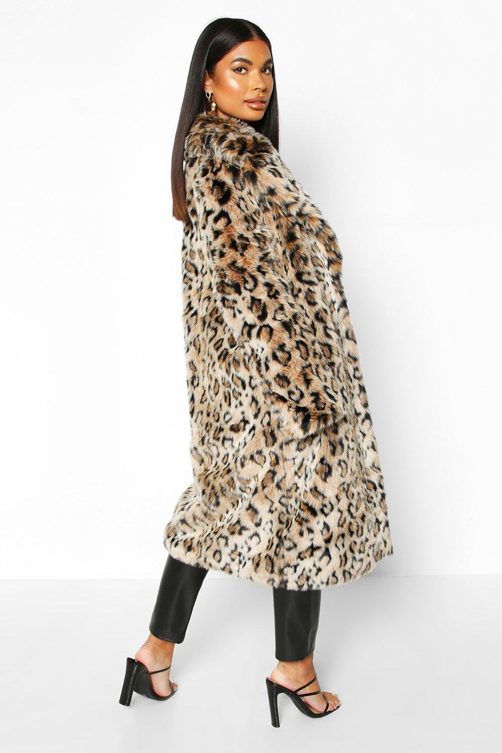 petite leopard coat