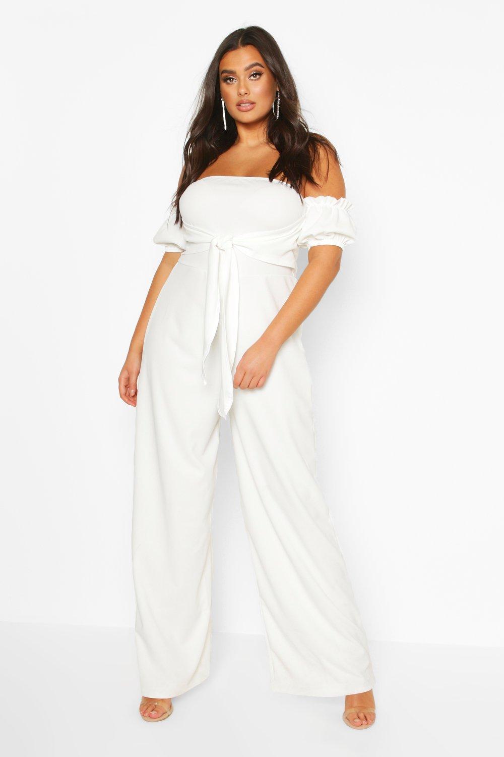 boohoo curve jumpsuit