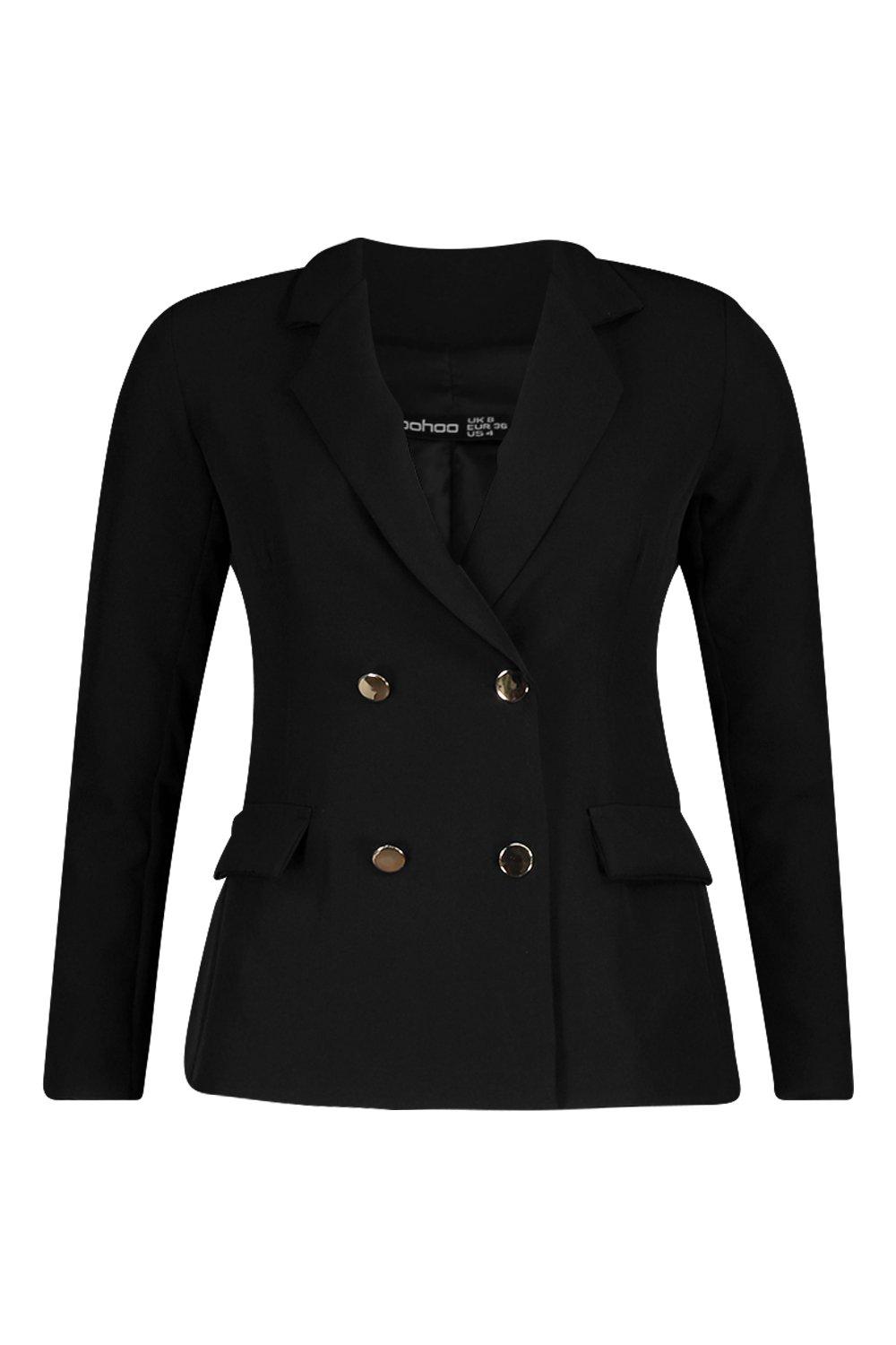 Petite military blazer best sale