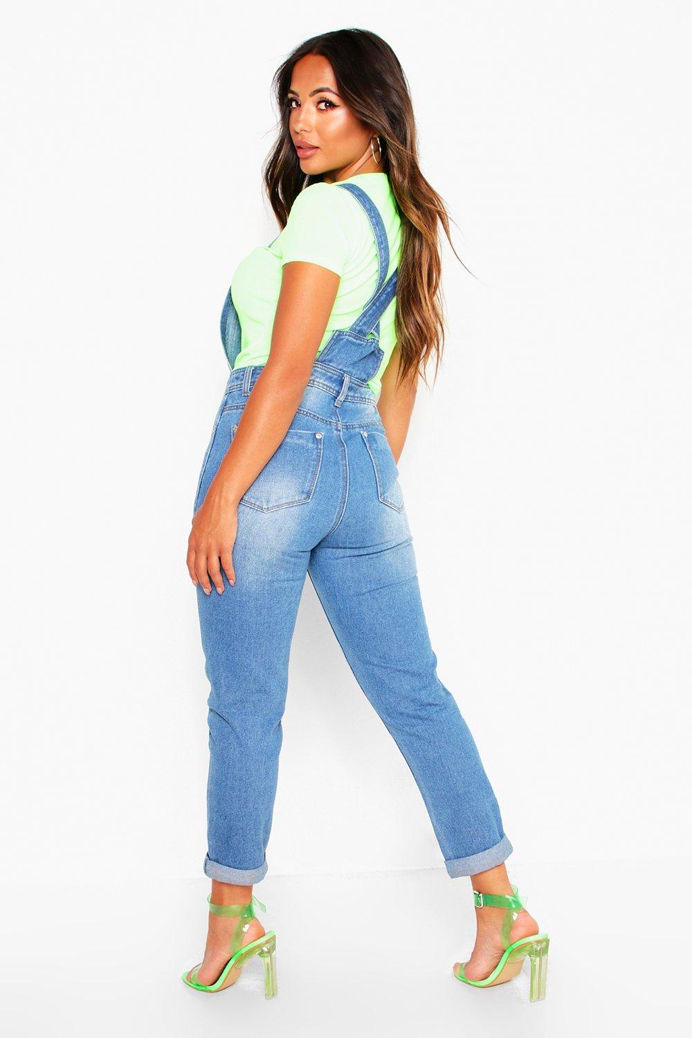 boohoo petite dungarees