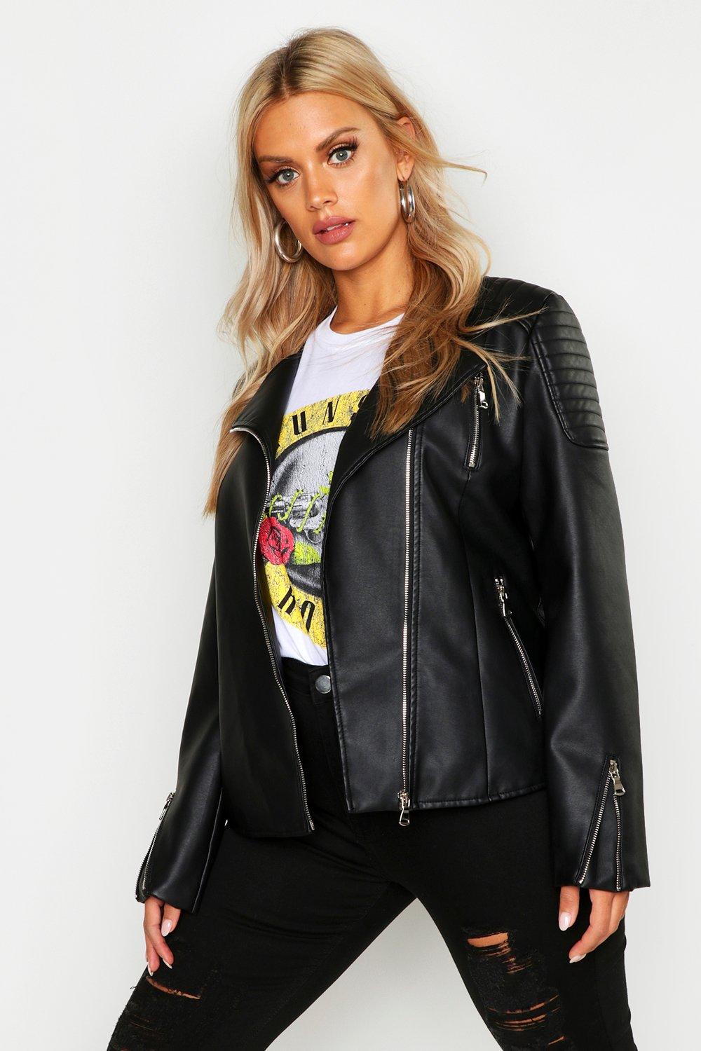 boohoo plus jackets