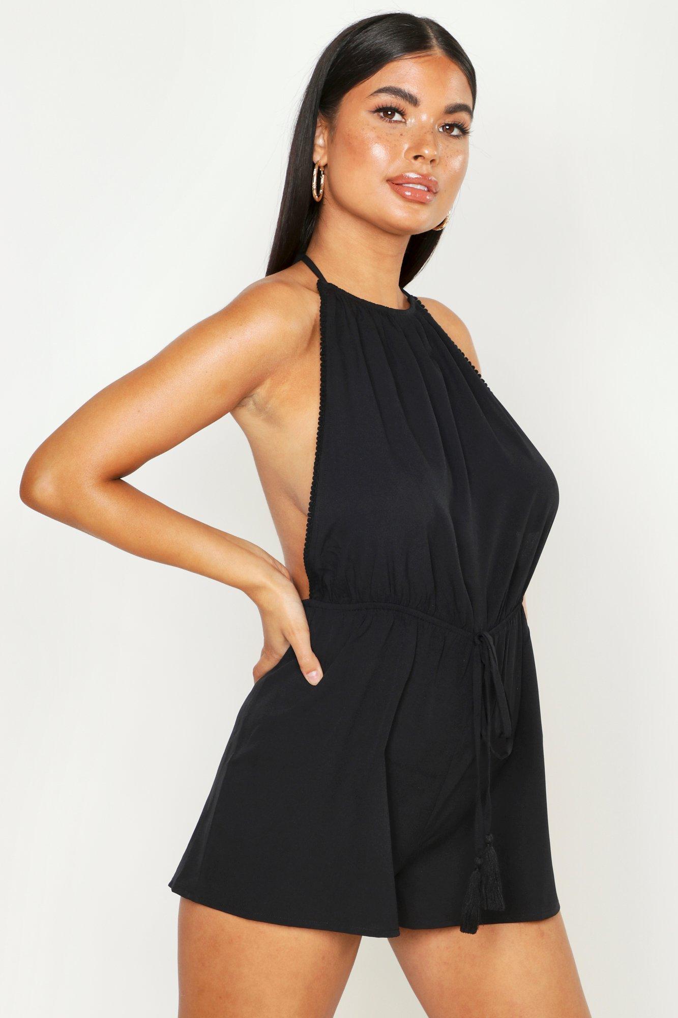 backless playsuit