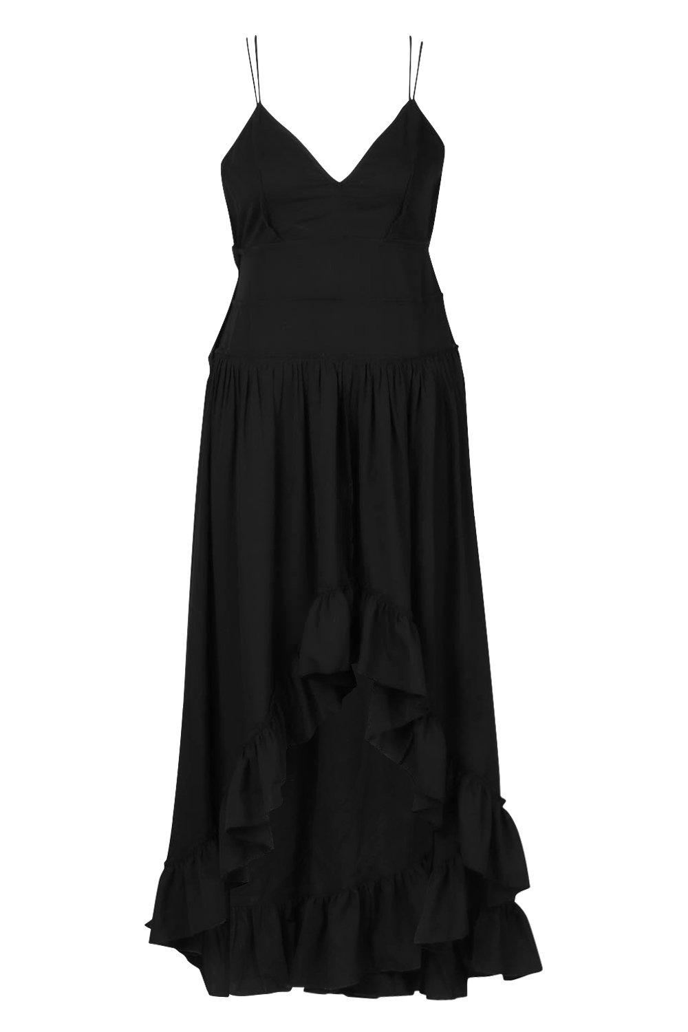 petite tiered maxi dress