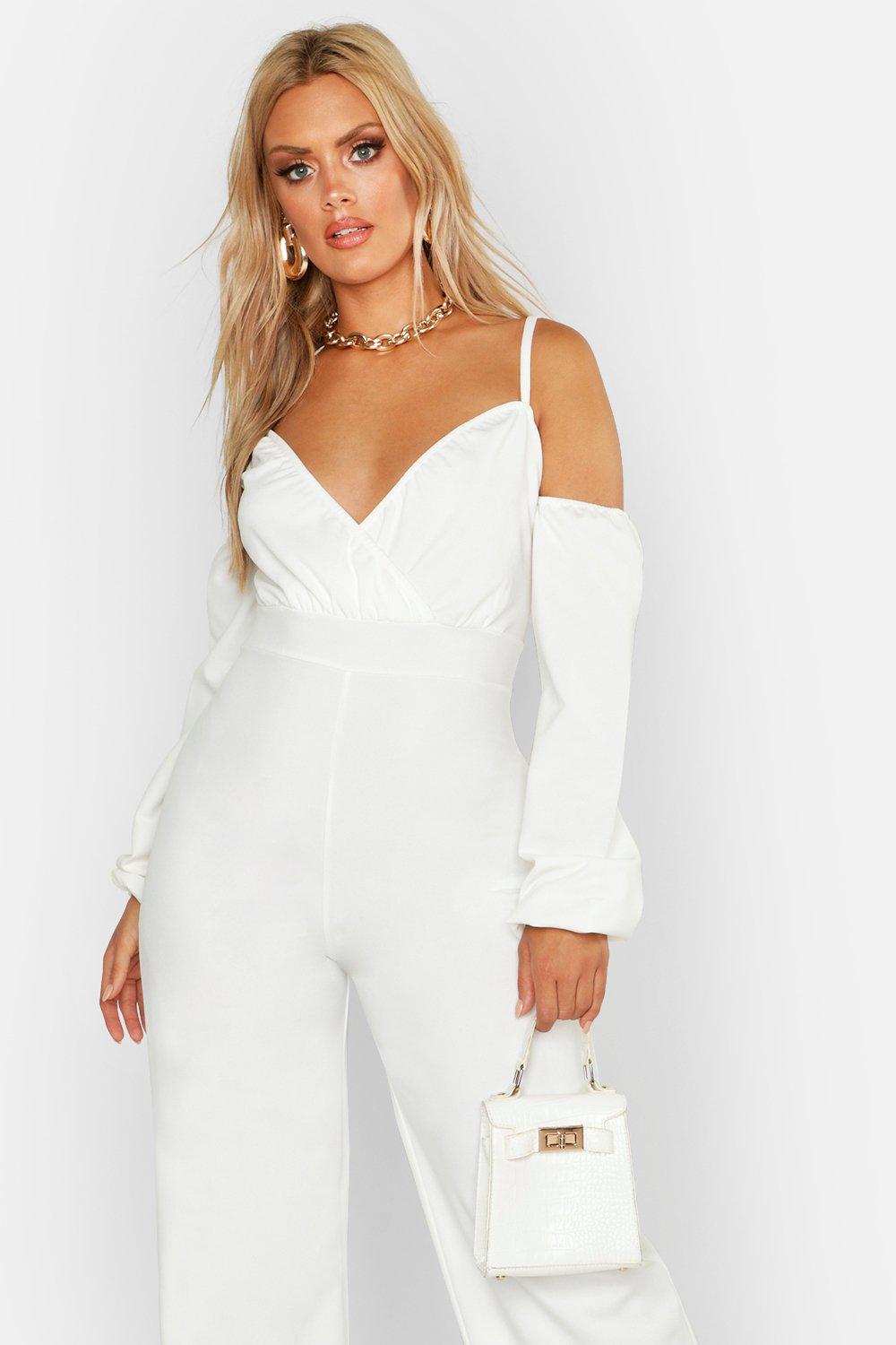 boohoo curve jumpsuit