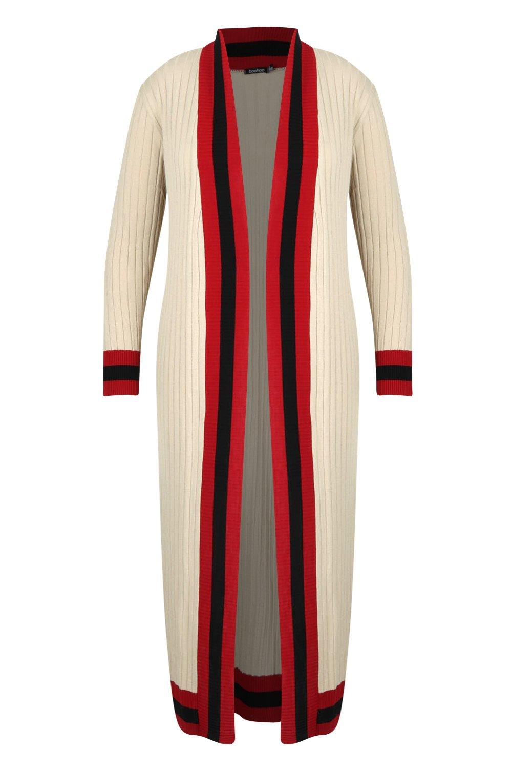 maxi cardigan boohoo