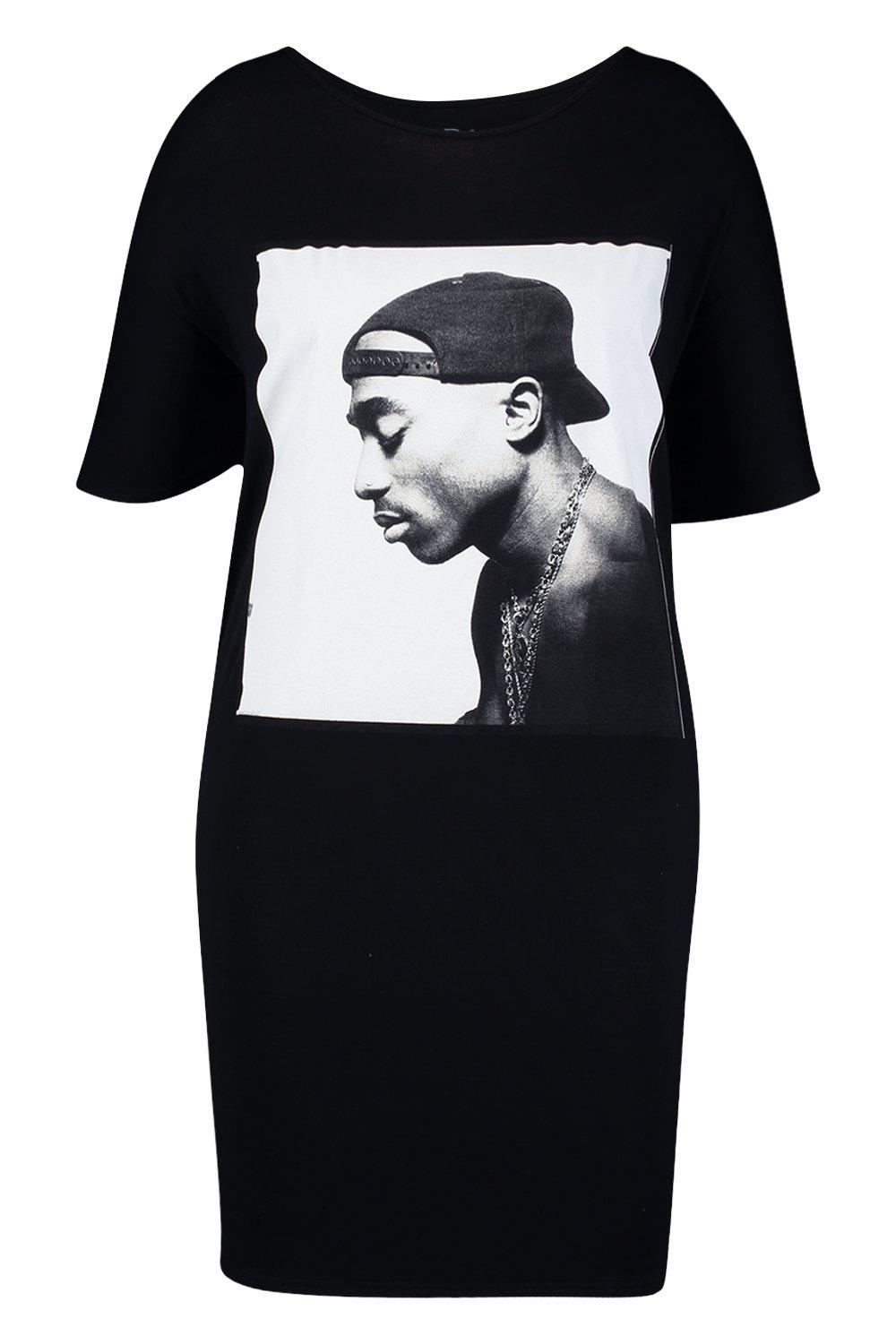 tupac t shirt dress plus size