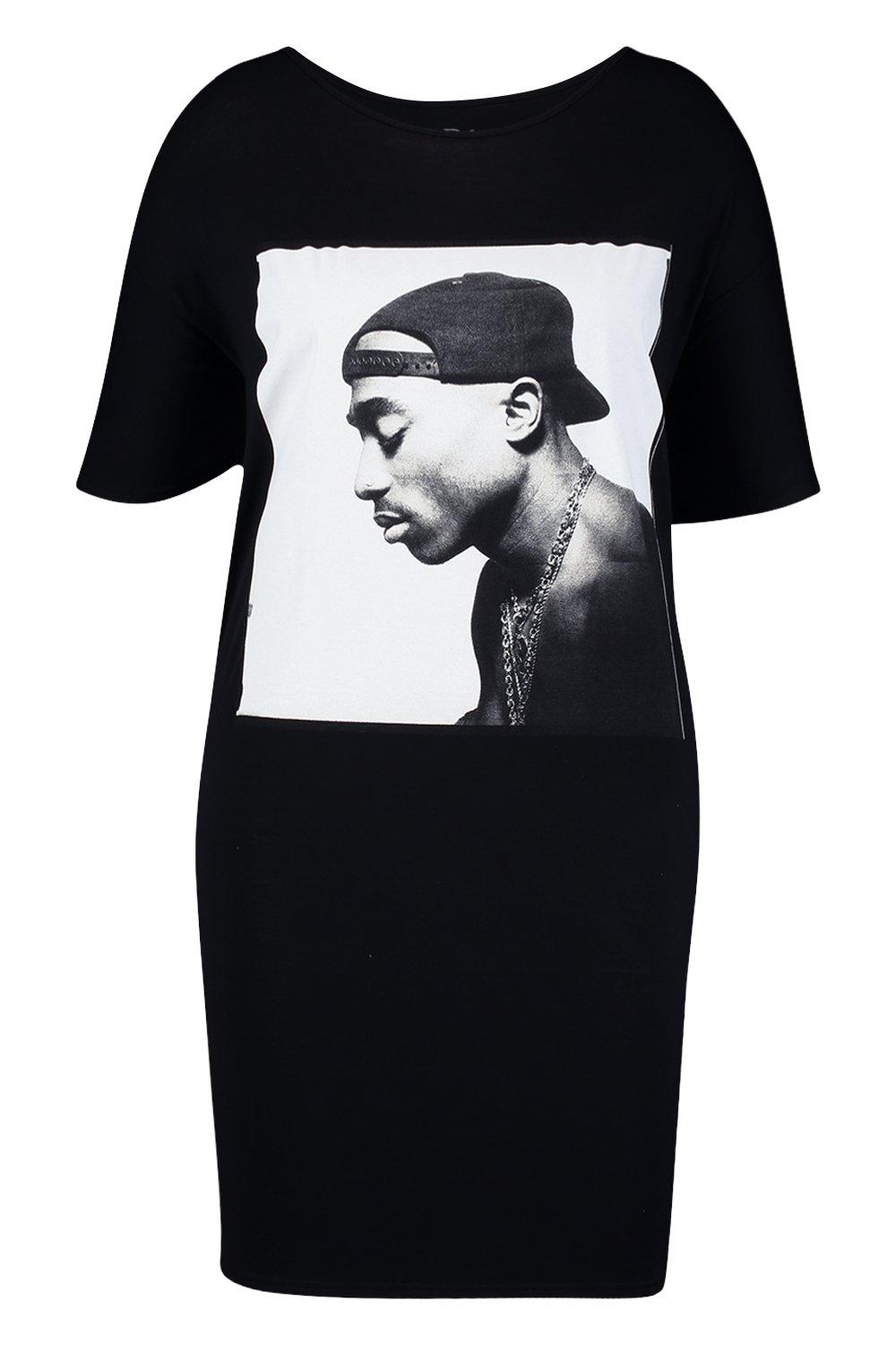 Tupac t shirt dress plus sale size